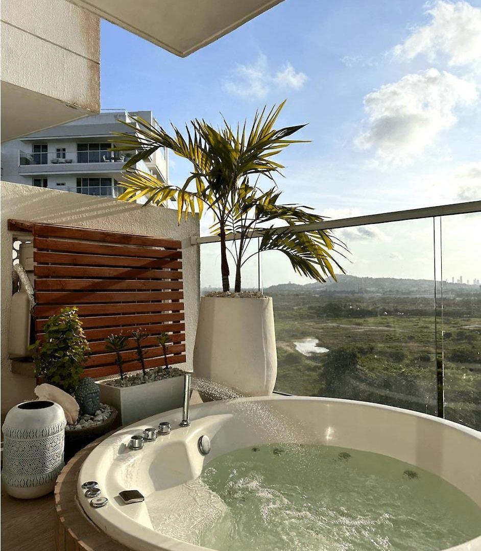 Mq1003 | Jacuzzi Privado - Relax En Cielo Mar Apartment *