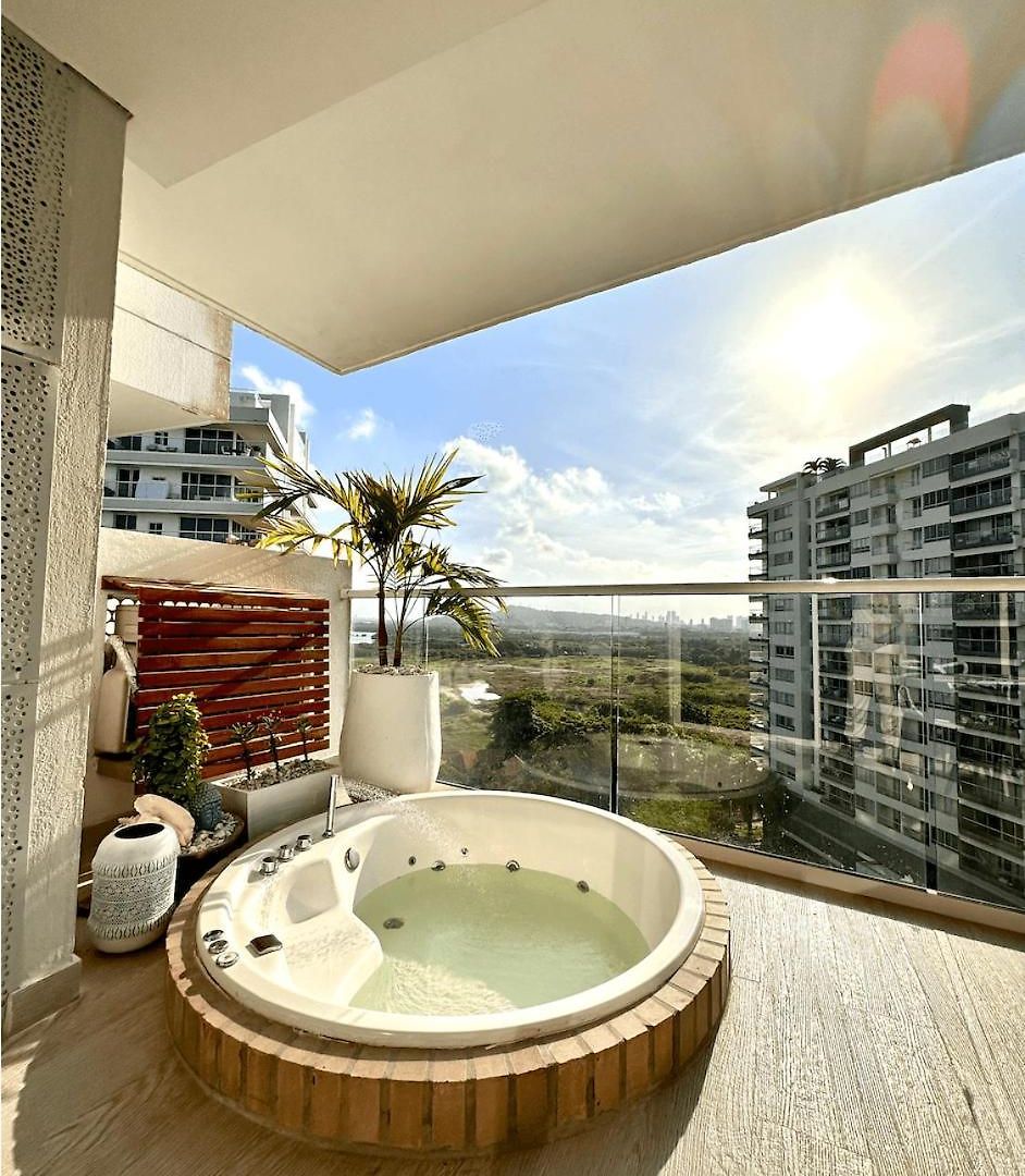 Mq1003 | Jacuzzi Privado - Relax En Cielo Mar Apartment Cartagena