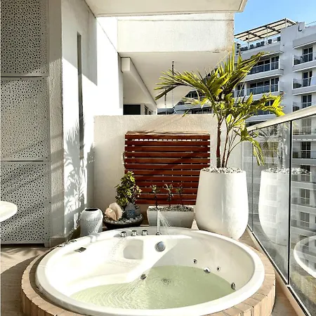 Mq1003 | Jacuzzi Privado - Relax En Cielo Mar Apartment Cartagena