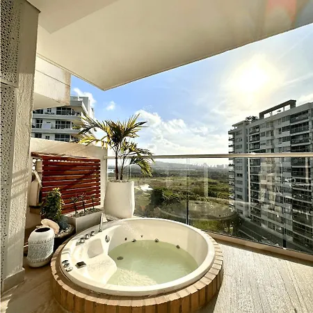 Mq1003 | Jacuzzi Privado - Relax En Cielo Mar Apartment Cartagena